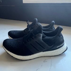 Adidas Ultraboost Womens 9 Black Knit